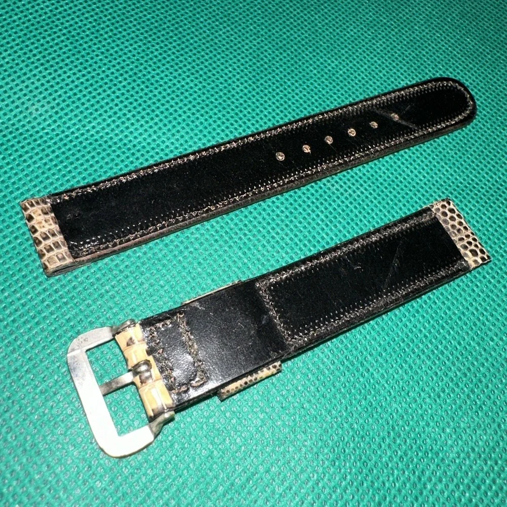Genuine Lizard Skin Watch Strap Band 20mm Tan Brown Exotic Leather Replacement